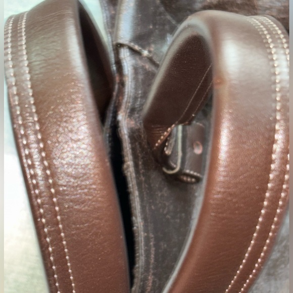 Authentic Chloe Elcipse Tote Bag with perfect carrrying straps drkbrown leather - Picture 13 of 16